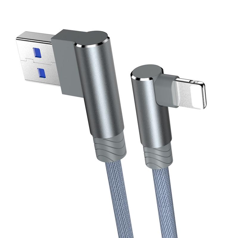 90 Degree Fast Charging USB Charger Cable iPad Origin Data Cord Long Wire 3m